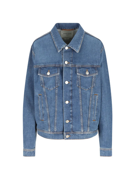 Jacob Cohën Buttoned Denim Jacket - Blue 