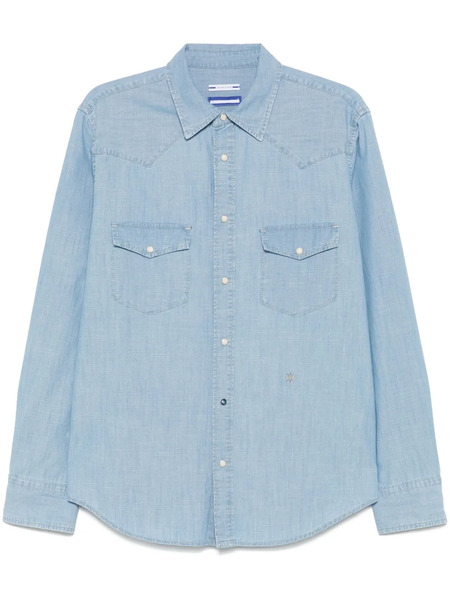  Jacob Cohën Chambray Shirt - Blue 