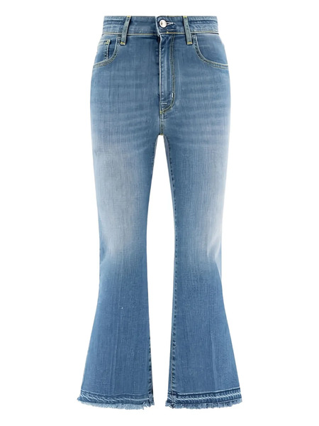  Jacob Cohën Embroidered Flare Jeans - Blue 