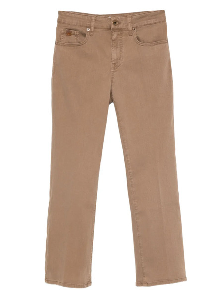  Jacob Cohën Kate Crop Trousers - Brown 
