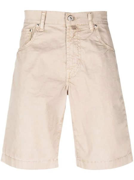  Jacob Cohën Logo-patch Bermuda Shorts - Neutrals 