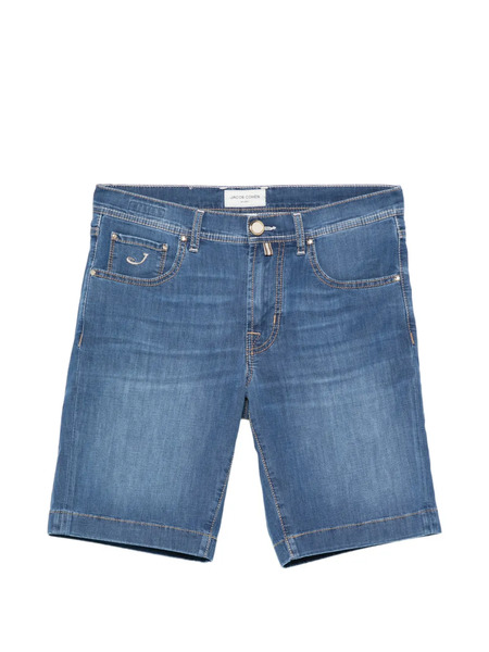  Jacob Cohën Logo-patch Shorts - Blue 