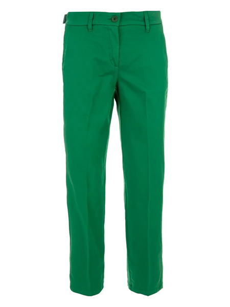  Jacob Cohën Logo-patch Trousers - Green 