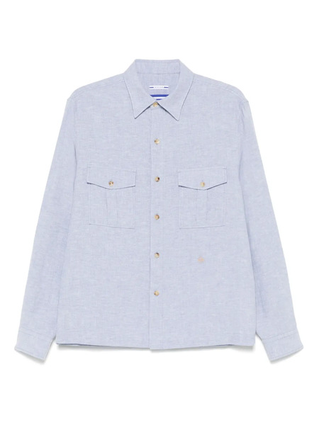  Jacob Cohën Mélange-effect Shirt - Blue 