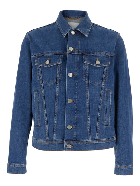  Jacob Cohën Pocket Button Jacket - Blue 