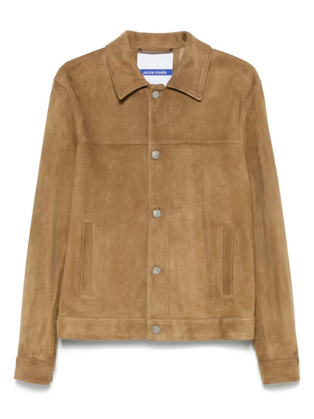  Jacob Cohën Suede Jacket - Brown 