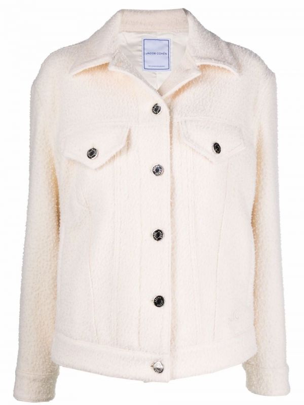  Jacob Cohën Textured Wool Jacket - Neutrals 