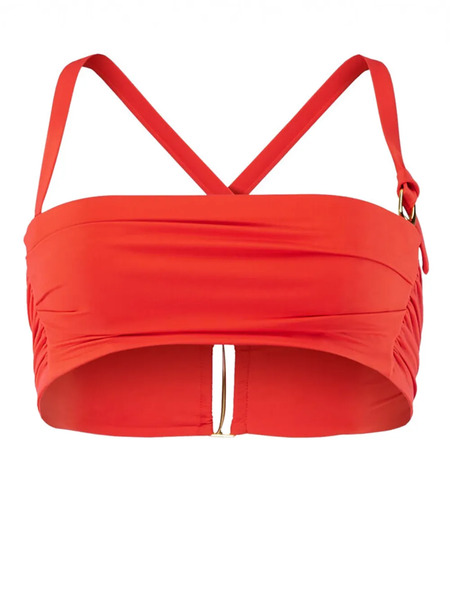 Jacquemus Bandeau Bikini Top - Orange 