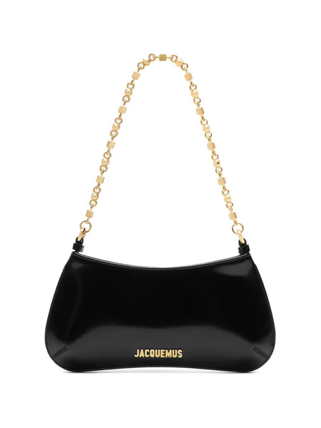  Jacquemus Bisou Chain Shoulder Bag - Black 