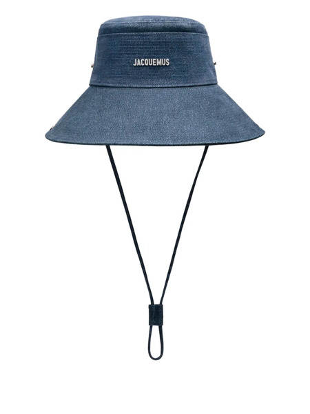  Jacquemus Brim Tie Hat - Blue 