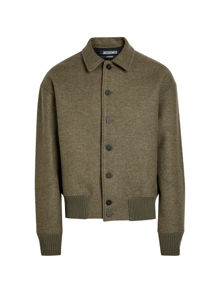  Jacquemus Button-up Bomber Jacket - Green 