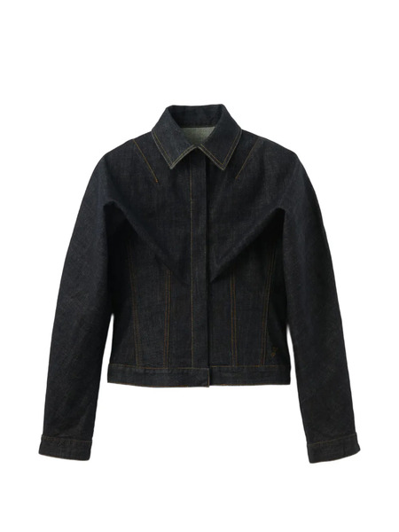  Jacquemus Buttoned Cotton Jacket - Blue 