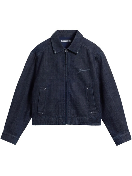  Jacquemus Canevas-de-nîmes Jacket - Blue 