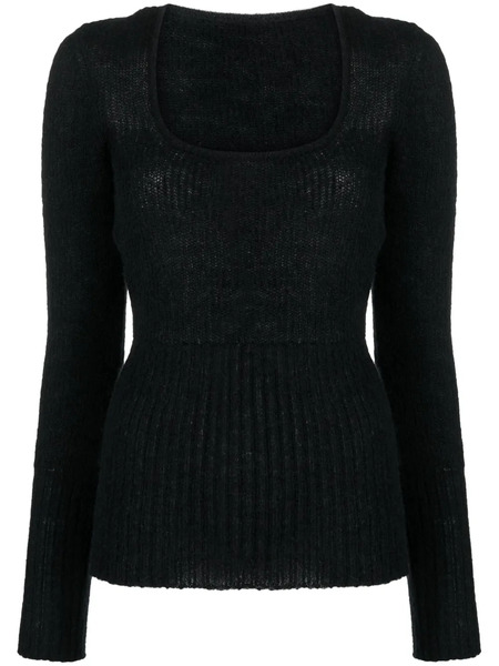  Jacquemus Dao Square-neck Jumper - Black 
