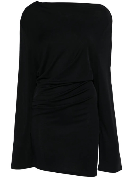  Jacquemus Draped Mini Dress - Black 