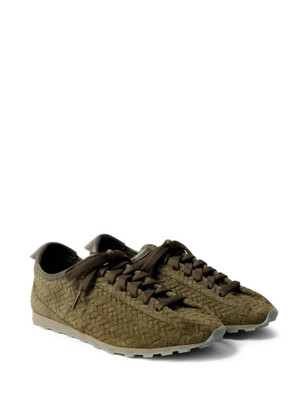  Jacquemus Embossed Lace-up Trainers - Green 
