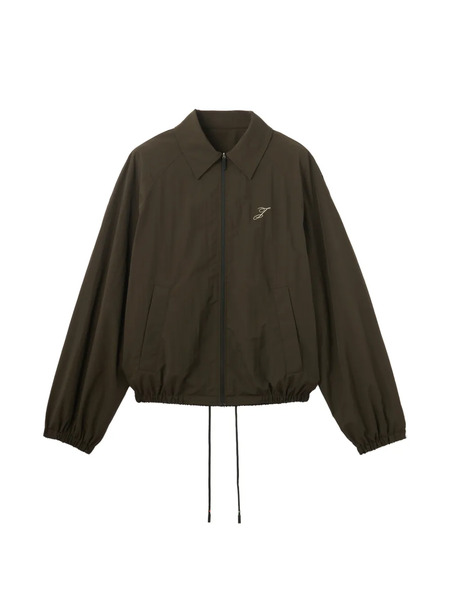  Jacquemus Embroidered-logo Jacket - Brown 