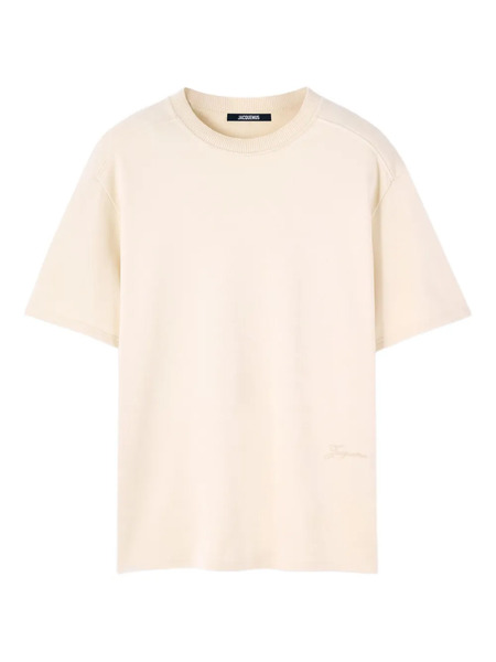  Jacquemus Embroidered Short-sleeve T-shirt - Neutrals 