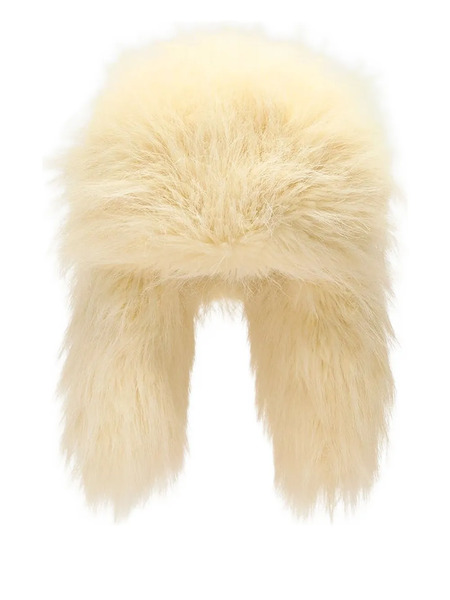  Jacquemus Fluffy Hat - Yellow 