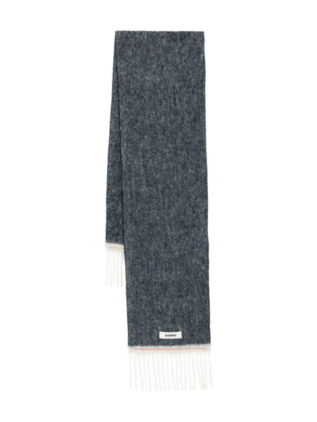  Jacquemus Fringed Scarf - Blue 