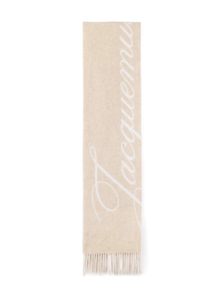  Jacquemus Fringed Scarf - Neutrals 