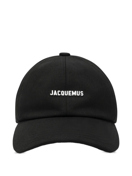  Jacquemus Gadjo Logo-plaque Baseball Cap - Black 