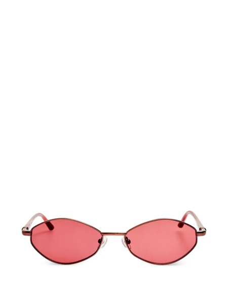  Jacquemus Geometric Frame Sunglasses - Red 