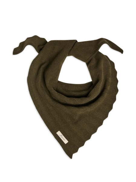  Jacquemus Herringbone Scarf - Green 