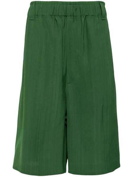  Jacquemus Juego Elasticated-waist Bermuda Shorts - Green 