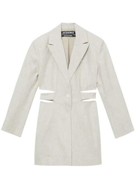  Jacquemus La Robe Bari Blazer Minidress - Neutrals 