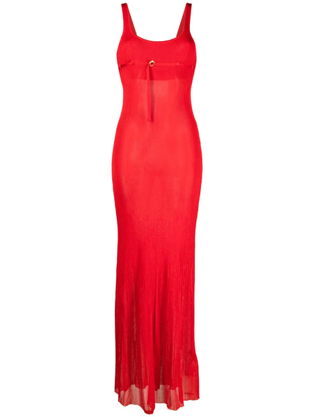  Jacquemus La Robe Maille Maxi Dress - Red 