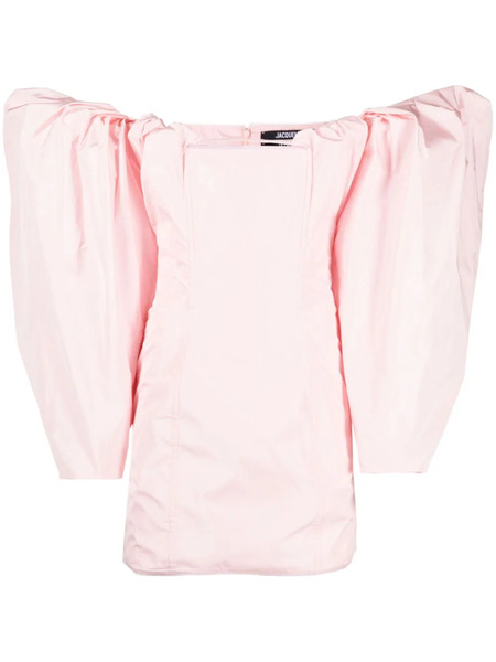  Jacquemus La Robe Taffetas Minidress - Pink 