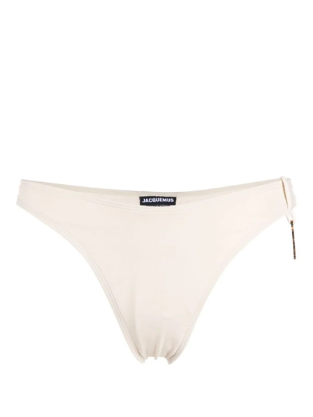 Jacquemus Le Bas De Maillot Signature Bikini Bottoms - Neutrals 