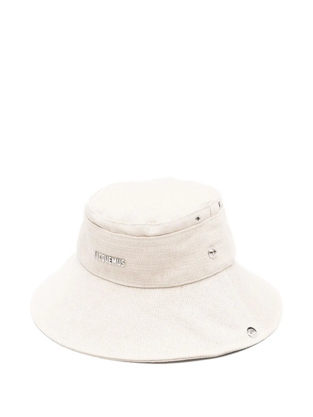  Jacquemus Le Bob De-nîmes Bucket Hat - Neutrals 