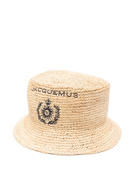  Jacquemus Le Bob Pesco Bucket Hat - Neutrals 