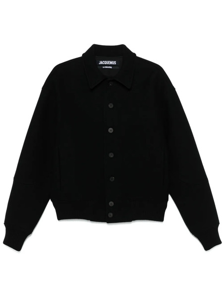  Jacquemus Le Bomber Feltro Jacket - Black 