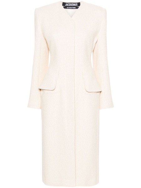  Jacquemus Le Manteau Cubo Maxi Coat - Neutrals 