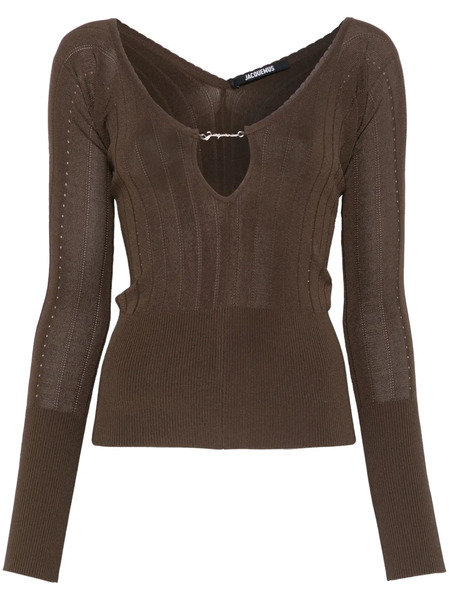  Jacquemus Le Sommet Pralù Top - Brown 