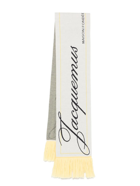  Jacquemus L'echarpe Liga Scarf - Yellow 
