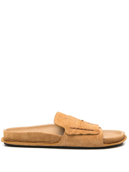  Jacquemus Les Sandales Mocassin Flat Sandals - Brown 