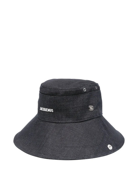  Jacquemus Logo Bucket Hat - Blue 