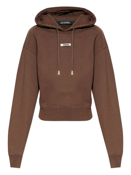  Jacquemus Logo-patch Hoodie - Brown 