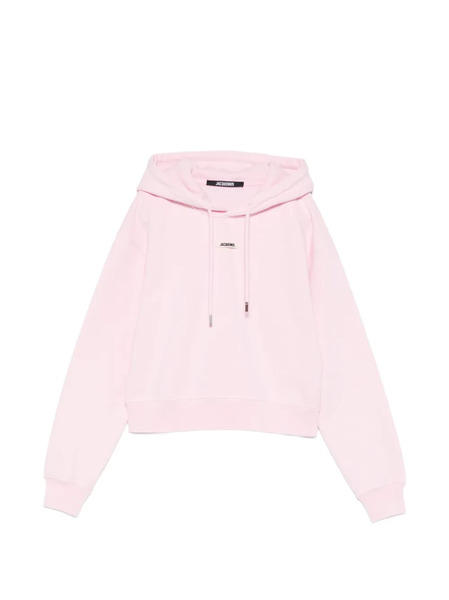  Jacquemus Logo-patch Hoodie - Pink 