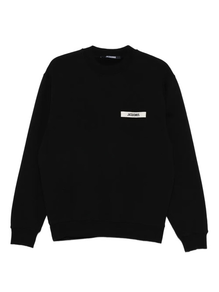  Jacquemus Logo-patch Sweatshirt - Black 