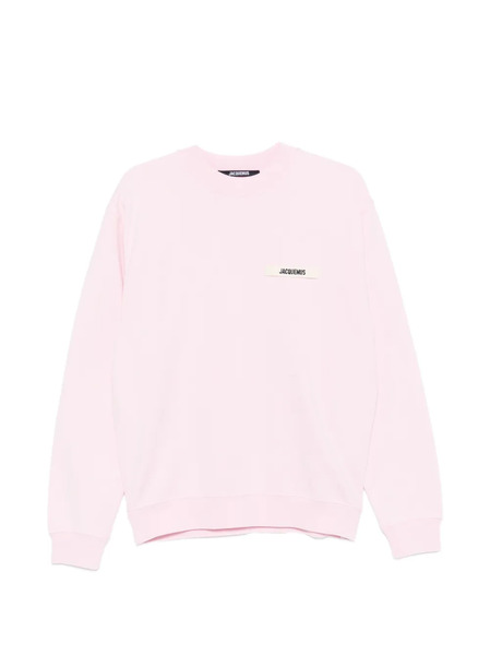  Jacquemus Logo-patch Sweatshirt - Pink 