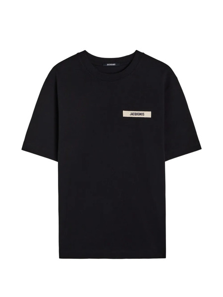  Jacquemus Logo-patch T-shirt - Black 