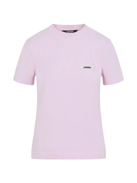  Jacquemus Logo-patch T-shirt - Pink 