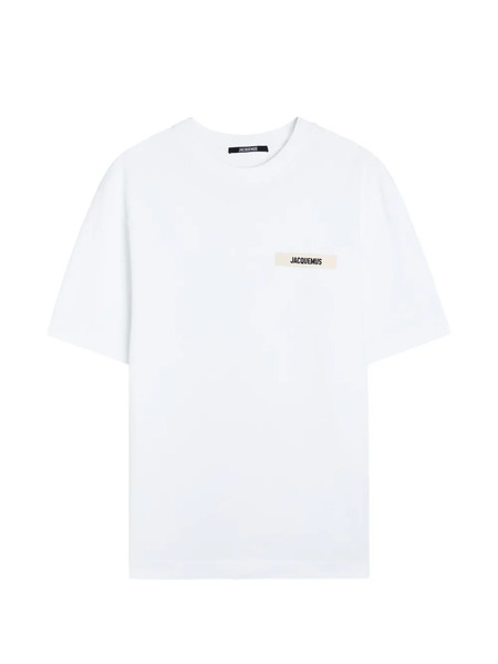  Jacquemus Logo-patch T-shirt - White 