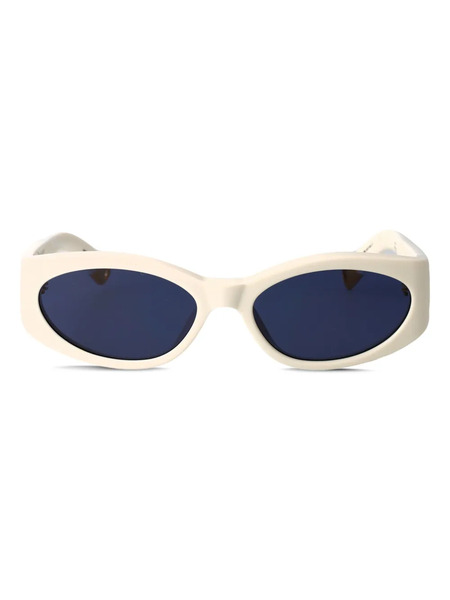  Jacquemus Logo-print Sunglasses - White 
