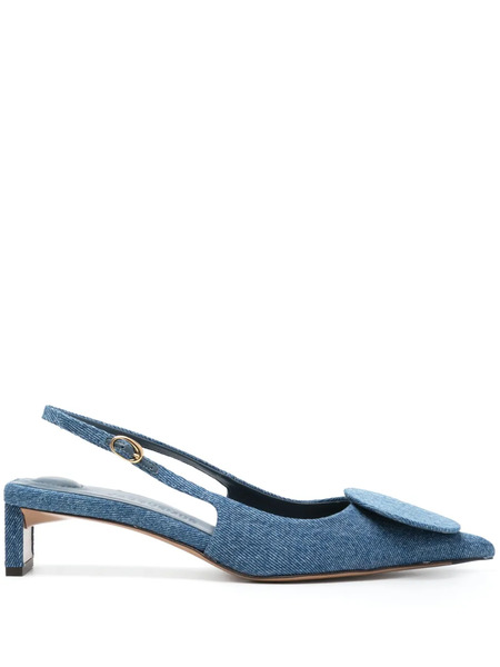  Jacquemus Low The Duelo Pumps - Blue 